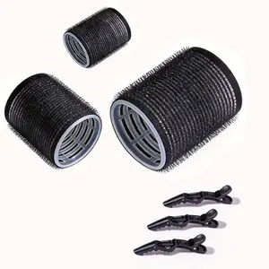 Hair Rollers,Self Grip Hair Curlers for Long Medium Short Hair ,Curlers Bangs Self-Adhesive Hair Volume Hair Curling Styling Tools Magic Women DIY Makeup Tools