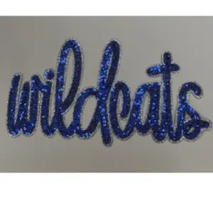Wildcat Sequins Iron On Patch