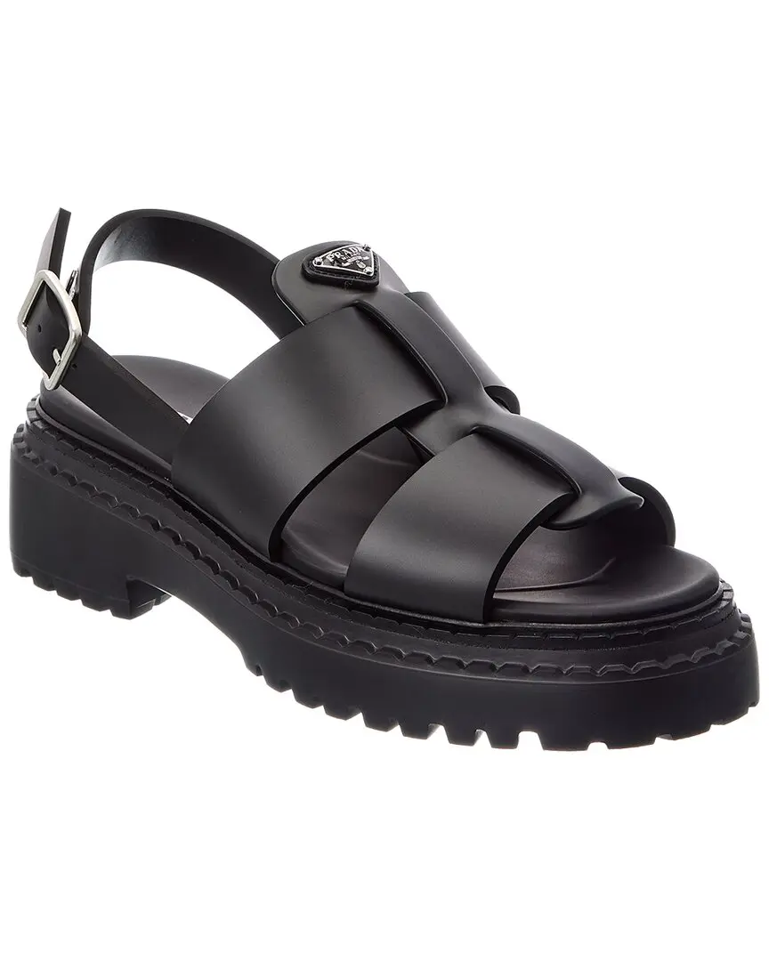 Prada 38 Leather Sandal