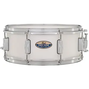 Pearl Decade Maple 14"x5.5" Snare Drum in #229 White Satin Pearl (DMP1455S/C229)