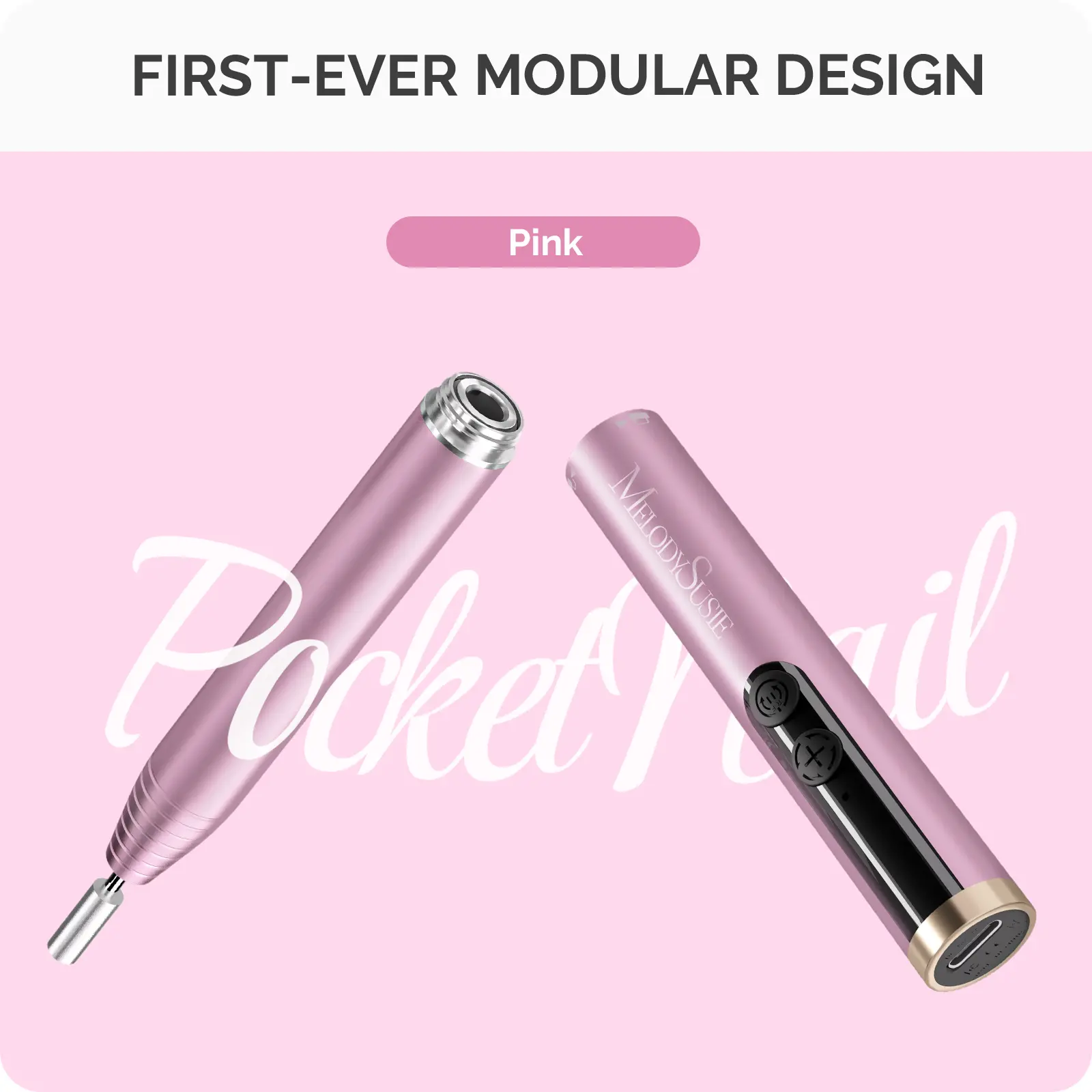 MelodySusie PocketNail PC100GR/PC100G Pen-Shaped Portable Nail Drill 20,000RPM for Beginners MelodySusie PocketNail PC100GR/PC100G Pen-Shaped Portable Nail Drill 20,000RPM for Beginners