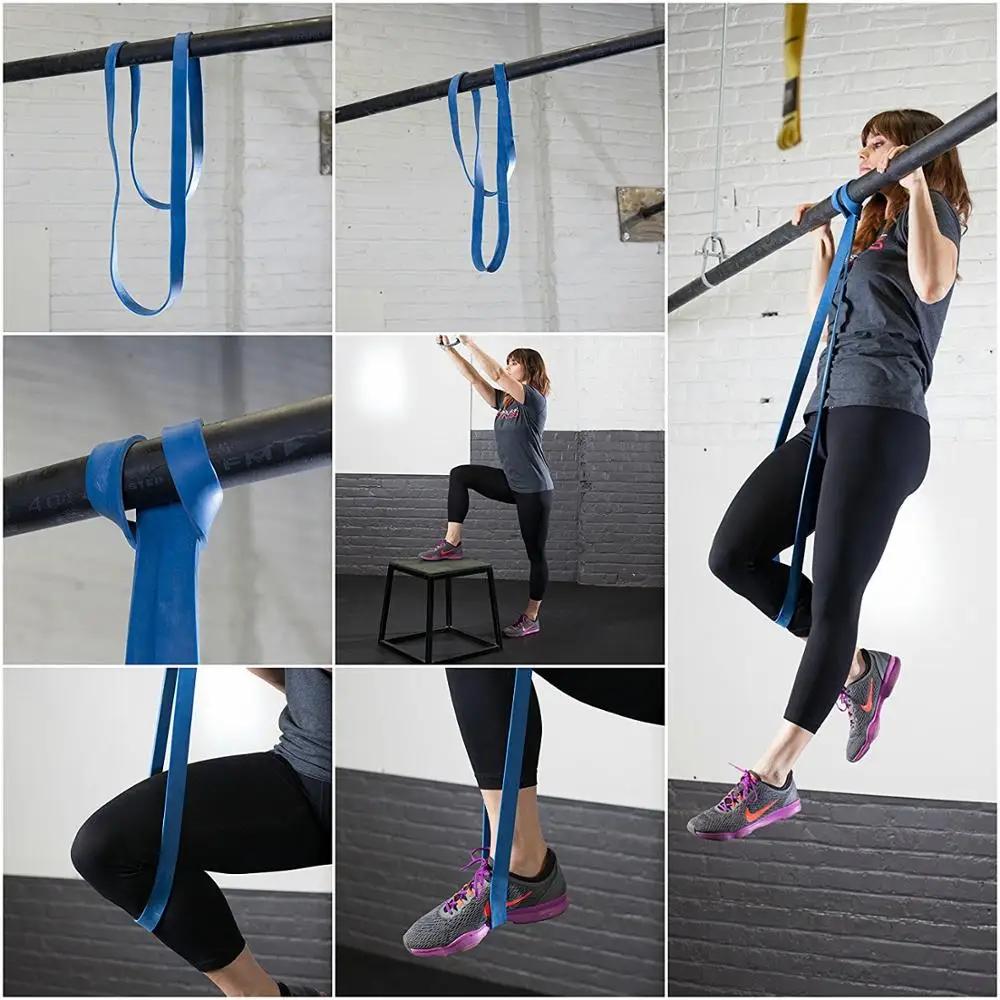 Exercise Resistance Bands Natural Latex Elastic Rubber Workout Fitness Equipment Expander Elastic Rubber Bands for Home Gym