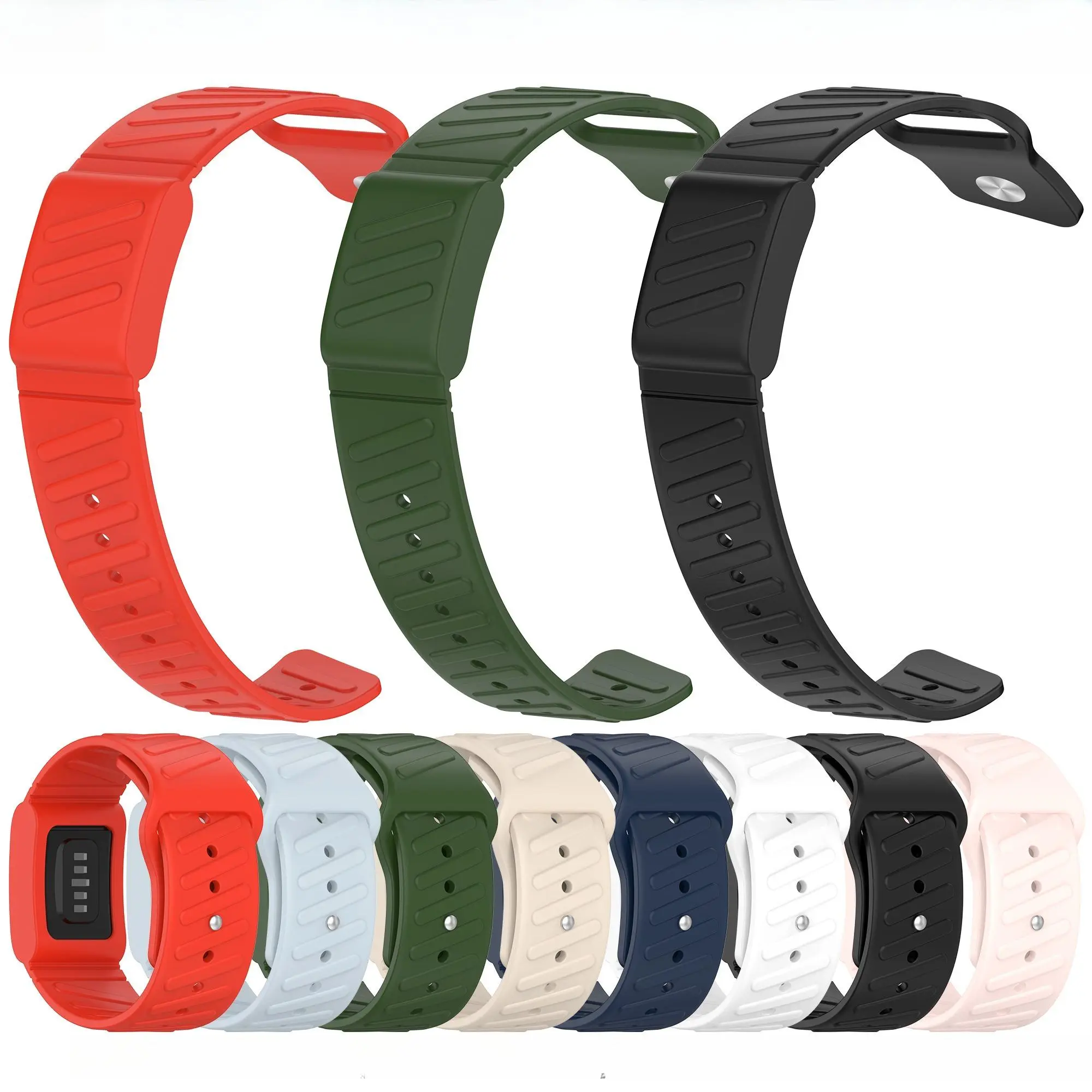 Silicone Watch Band, Replacement Watch Band for Smart Watch, Wearable Tech Accessories Compatible with Whoop Smart Wristband Watch, Smartwatch Strap