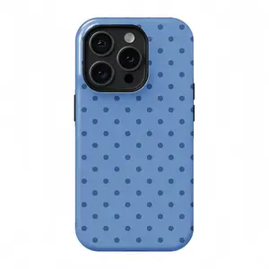 Cute Jeans Case |  Blue Denim Polka Dot Minimal Suitable For iPhone17 Pro Max、17 Pro、17、16 、15、14 、13 、12 |  High Quality |   Teenage Girl Gift