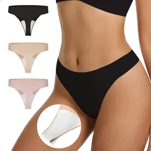 LUCKMEEY Camel Toe Cover Thongs for Women - G-String, Seamless Design, Basic Fit, Machine Washable, Comfortable Underwear - Underwear for women