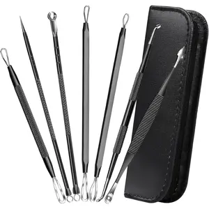 7 in 1 Blackhead Remover Tools, Surgical Grade Pimple Popper Tool Kit, Blackhead Extractor, Pimple Extractor, Black Head Remover for Face Nose