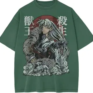 Sesshomaru Inuyasha Anime Streetwear Vintage Graphic Tee Size S- 3XL, Menswear Top, Womenswear Top Underwear Streetwear 26U 1OI