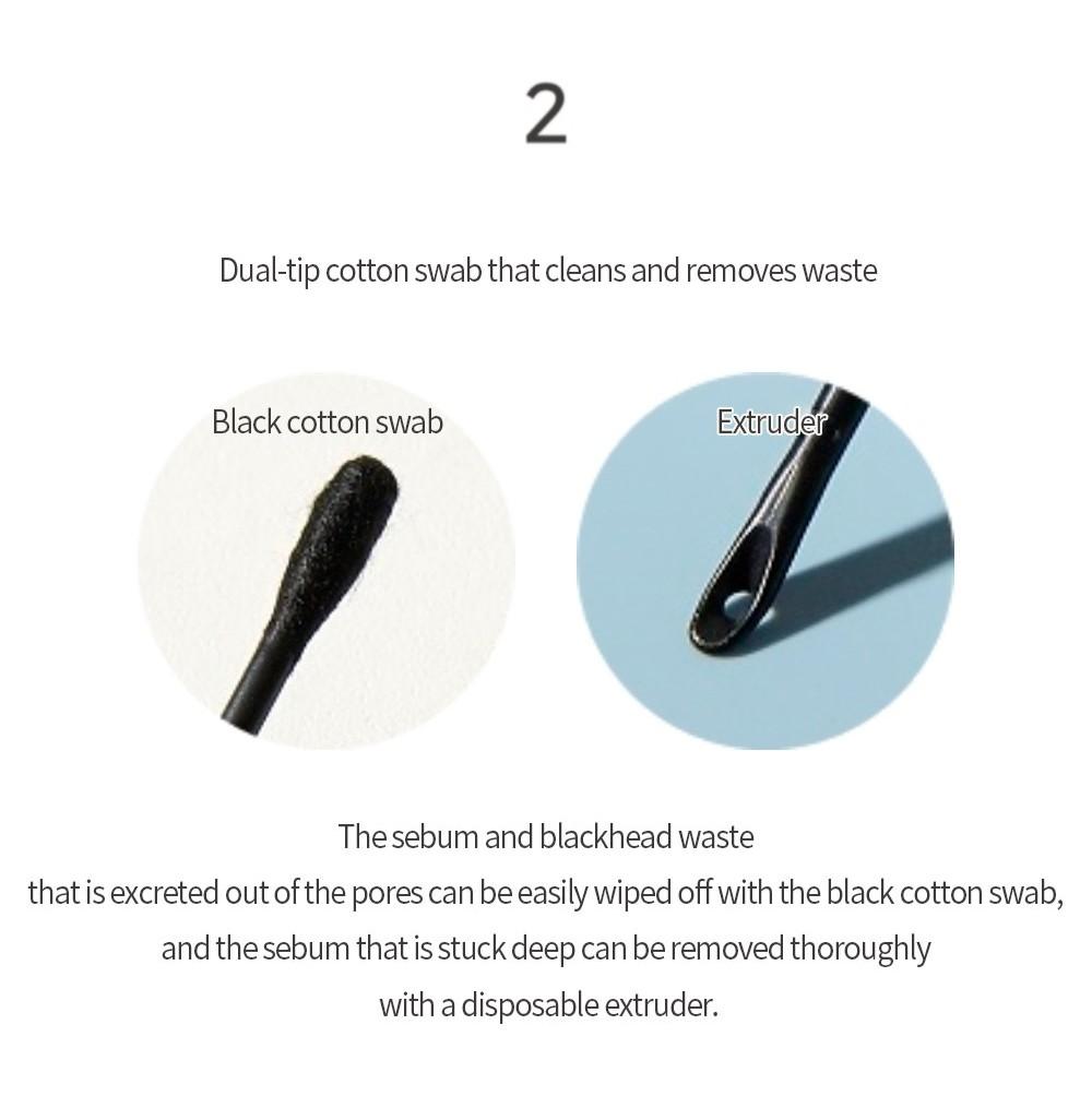 Korean Viral 2-Step Blackhead Remover Kit - EIIO Pore Melting Patch & Refining Mask for Smooth Nose - Gentle Non-Irritating Sebum Control & Pore Tightening Set