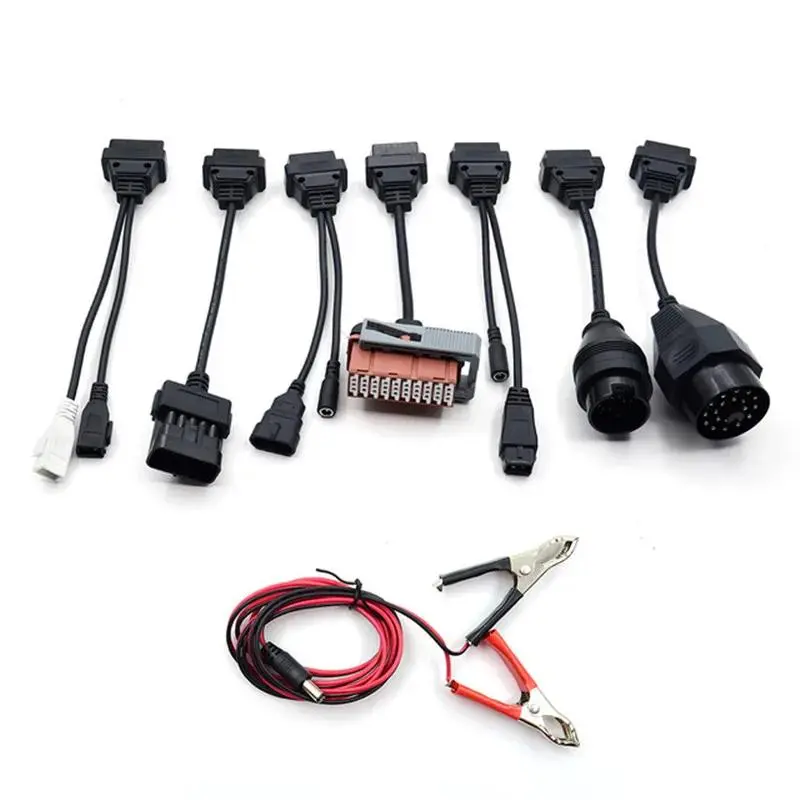 Car OBD2 Diagnostic Connector Cables Kit, Full Pins Activated Car Cables Adapters, Car Inspection Tool for Car Repair, Automotive Scan Tool