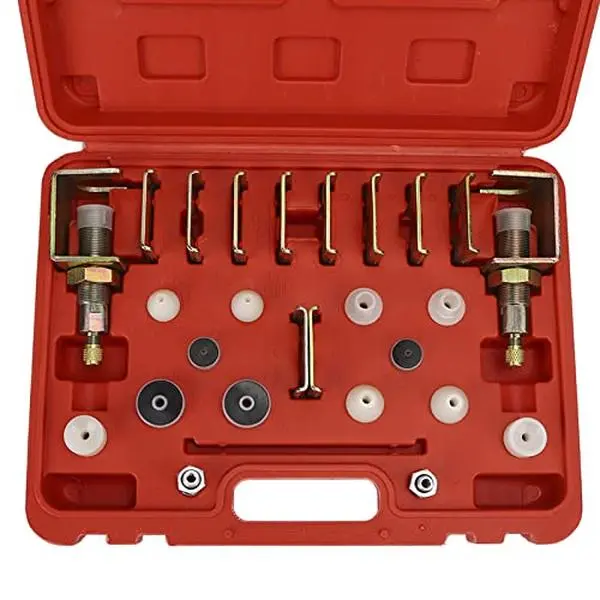 Air Conditioning Leak Test Kit, AC Compressor Detection Repair Tool Kit Multiple Flushing and Car Leak Test Adapter Kit Car Truck Auto AC
