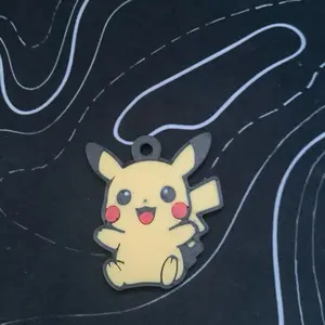 Cute Pikachu 3D Printed Keychain