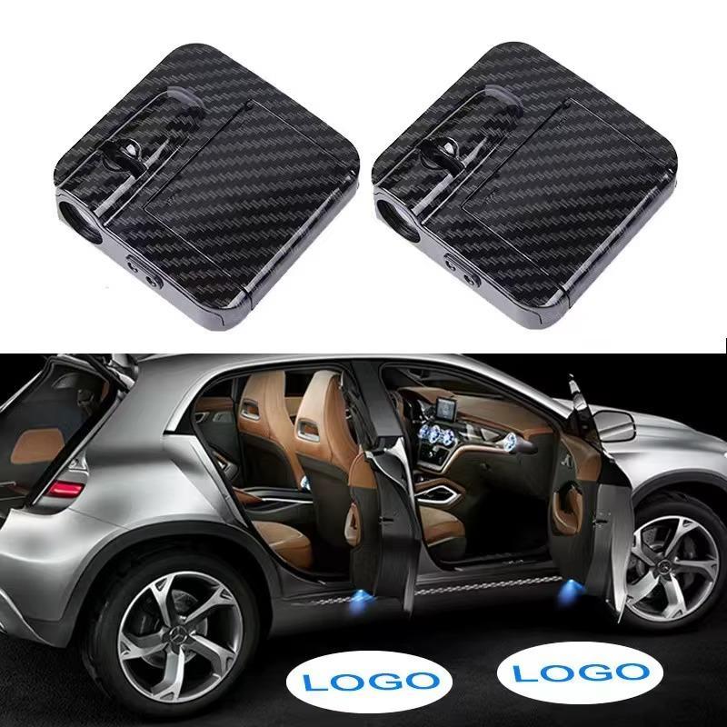 Vehicle Welcome Light Logo Projector Lamp Accessories for Volkswagen GTI, Polo, Golf, Passat, Tiguan, Arteon, Touareg, Tiguane, Caddy, Jetta, Bee