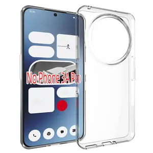 Nothing Phone 3a Pro 5g A059p Transparent Lightweight Anti-Drop Silicone Tpu Ultra-Thin Matte Soft Case, Protective Cover for Smartphones
