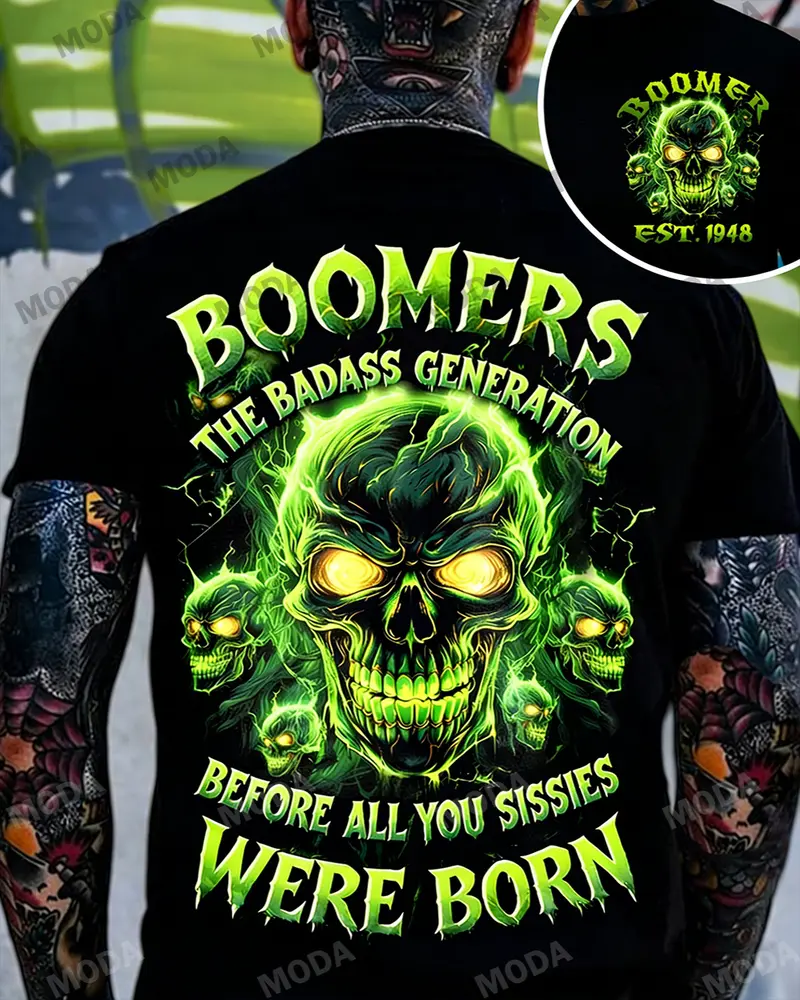Chaosmoda Generation X Fun Fact I Don't Care Custom Year Skull T Chaosmoda Generation X Fun Fact I Don't Care Custom Year Skull T