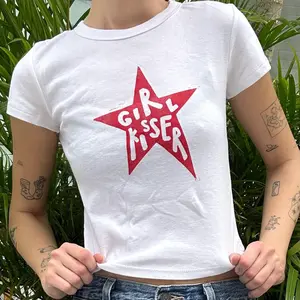 girl kisser baby tee girl kisser baby tee