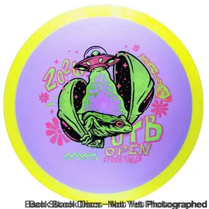 Axiom Fission Delirium Distance Driver with 2026 OTB Open Art by Green C Studio Stamp [Back Stock Inventory - Disc and Stamp Color WILL VARY]