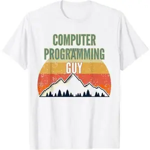 Computer Programming Gift for Men, Computer Programming Guy T-Shirt