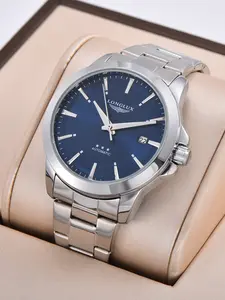 Automatic Business Watch Modern Style Date Analog Mechanical Watch Waterproof Luminous Men's Watch Gift for Men