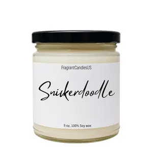 Winter Scented Holiday candles, Christmas gifts for husband, him, boyfriend, Snickerdoodle Candle – Warm Bakery Spice Soy Candle | Sweet Holiday Gift for Teenagers, Mom, or Friends | Christmas Cookie Candle | Winter Scented Highly Scented Candle  Vanilla