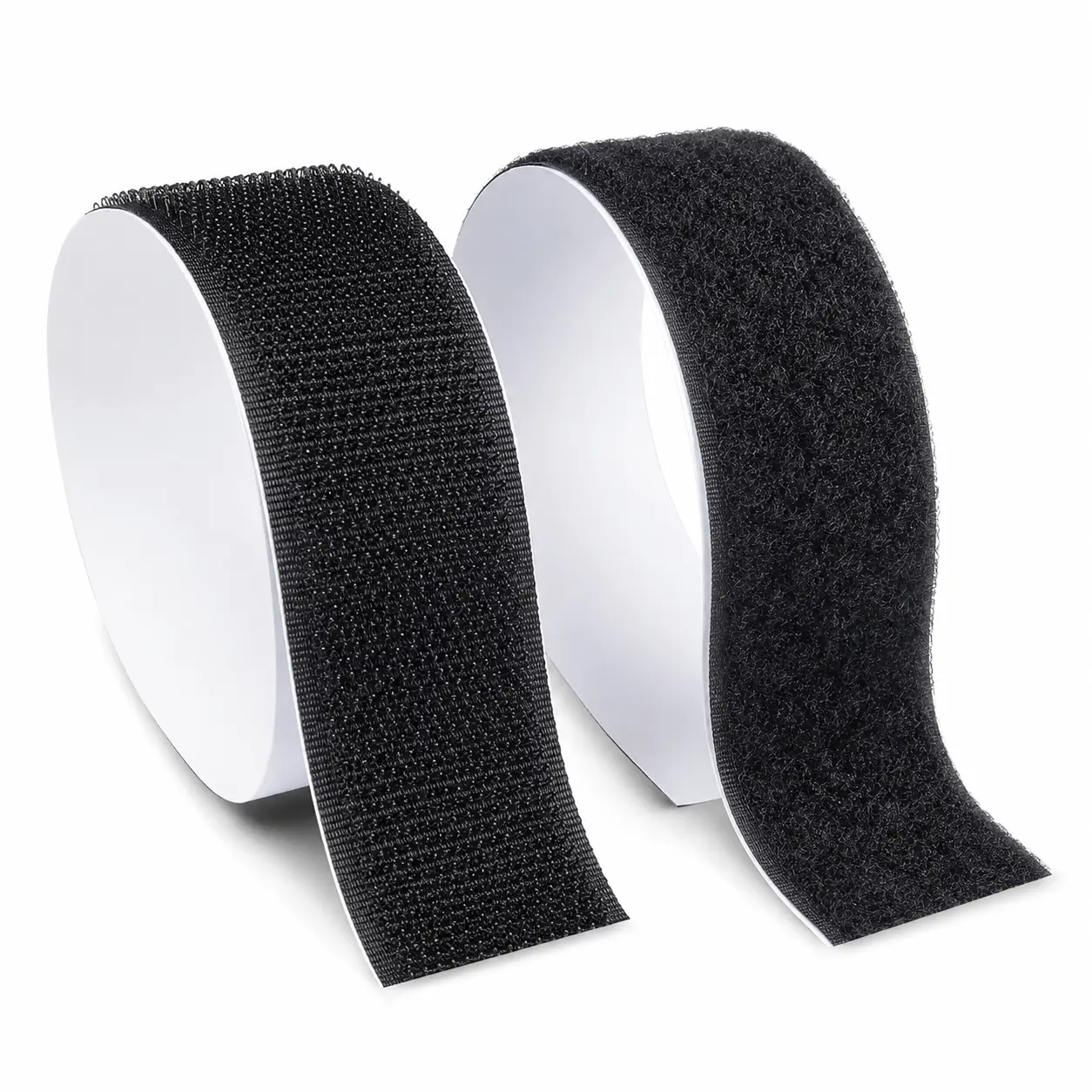 Heavy Duty Waterproof Self-Adhesive Double Sided Hook and Loop Strips, Reusable Mounting Tape for Wall Hanging Picture Frames, Frame Wall Decor, Cable Organizer