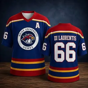 Graham 44 Mix Mesh Men Football Jersey | Di Laurentis Inspired Hockey Romance Reader Jersey | Malone’s BookTok Bookish Apparel Gift
