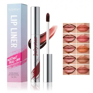 Waterproof Long-lasting Lip Liner Pen, Colorful Tattoo Effect, Non-Sticky Formula, Glossy Finish, Perfect for Stunning Lips, Lip Liner Stain Peel, Lip Product