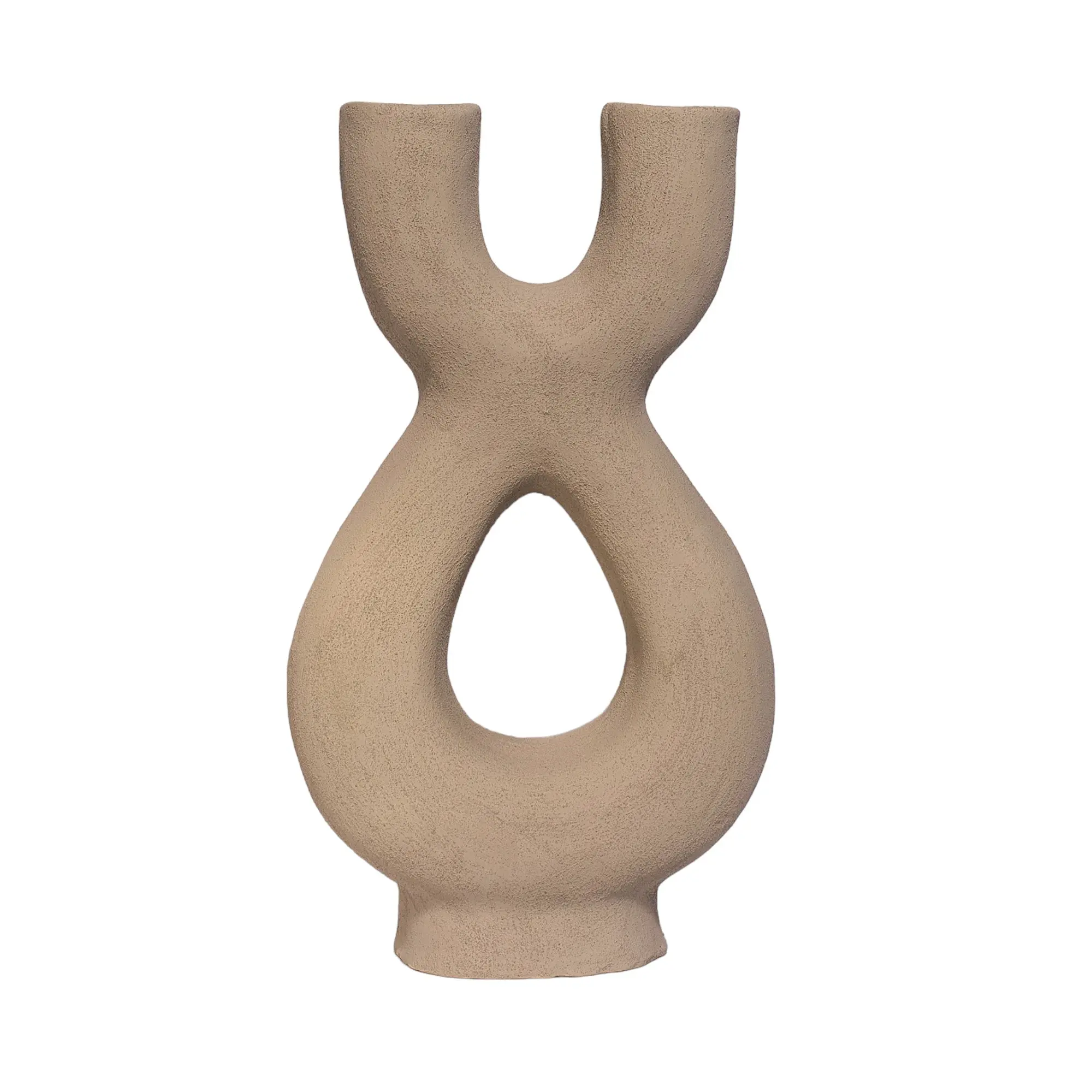 Kesh Okda Vase | Minimalist Moroccan terracotta