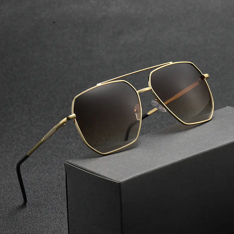 XUH Classic Pilot Sunglasses for Women, Full Rim Metal Frame with Mirrored Lenses and UV400 Protection for Driving