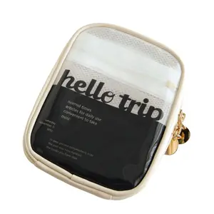 Clear Designs Travel Toiletry Bag Pouches For Easy Access And Organization