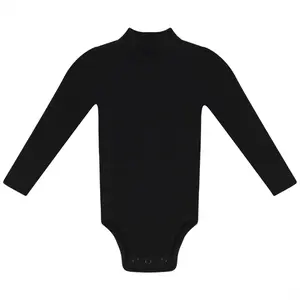 Rib Basic Henley Onesie