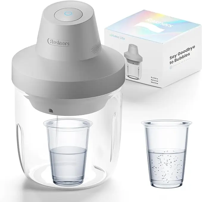 Resiners Resin Bubble Remover, 10 Min Quickly Remove Bubbles, 93kPa Vacuum Degassing Chamber,  Adhesive Tape For DIY Crafts Scrapbooking