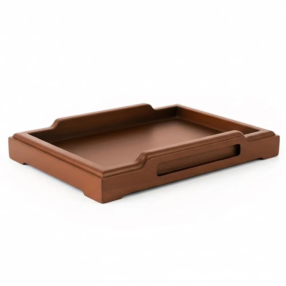 Toaster Crumb Catcher Tray with Handles Elegant Wooden Countertop Protector & Kitchen Organizer for a Mess-Free Counter Fits Most 2-Slice Toasters New Home Gift