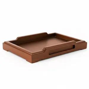 Toaster Crumb Catcher Tray with Handles Elegant Wooden Countertop Protector & Kitchen Organizer for a Mess-Free Counter Fits Most 2-Slice Toasters New Home Gift