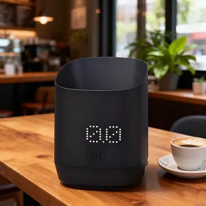 Subscale Digital Dosing Cup with LED Display, Sleek & Precise Scale, Dosing & Brewing Accessories, Measures Coffee Grounds for Espresso Gift Measuring