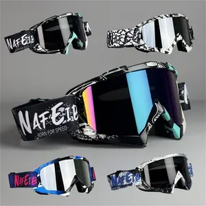 Motocross Goggles ATV Dirt Bike Off Road Racing Motorcycle Goggles Windproof Protective Eyewear Anti UV Dustproof Scratch Resistant Riding Glasses for Men Women Adult Youth Outdoor Sports