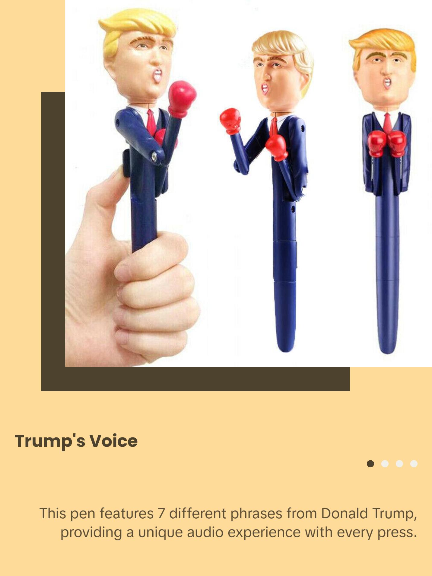 Boxing & Talking Pen Set - Pack of 2 - Ideal for Stress Relief