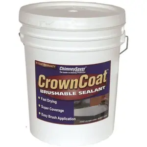 Saver Systems  5 gal Crowncoat Brushable Gray Sealant - Buff Gray