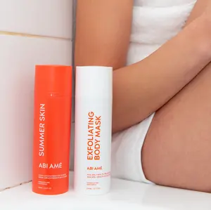 Soft Skin Duo: exfoliate + hydrate, body care for soft skin, body exfoliant, glycolic acid, Salicylic Acid, body acne treatment Hyaluronic Hydrating