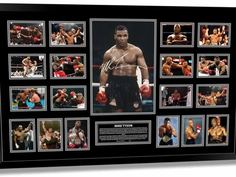 MIKE TYSON SIGNED PHOTO LIMITED EDITION FRAMED MEMORABILIA  - Poster Print Unframed