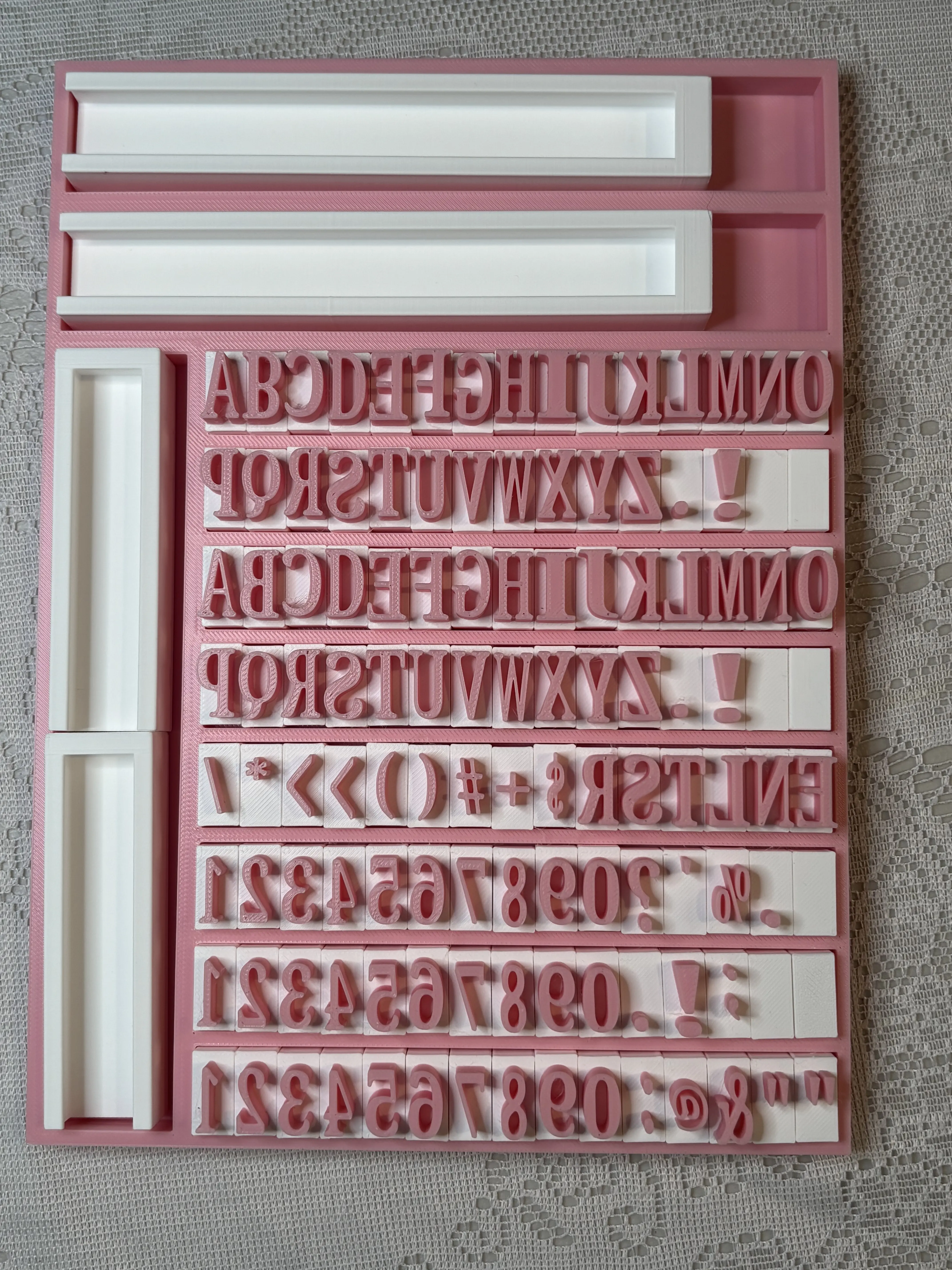 Clay & Ceramics Letter Stamp Set
