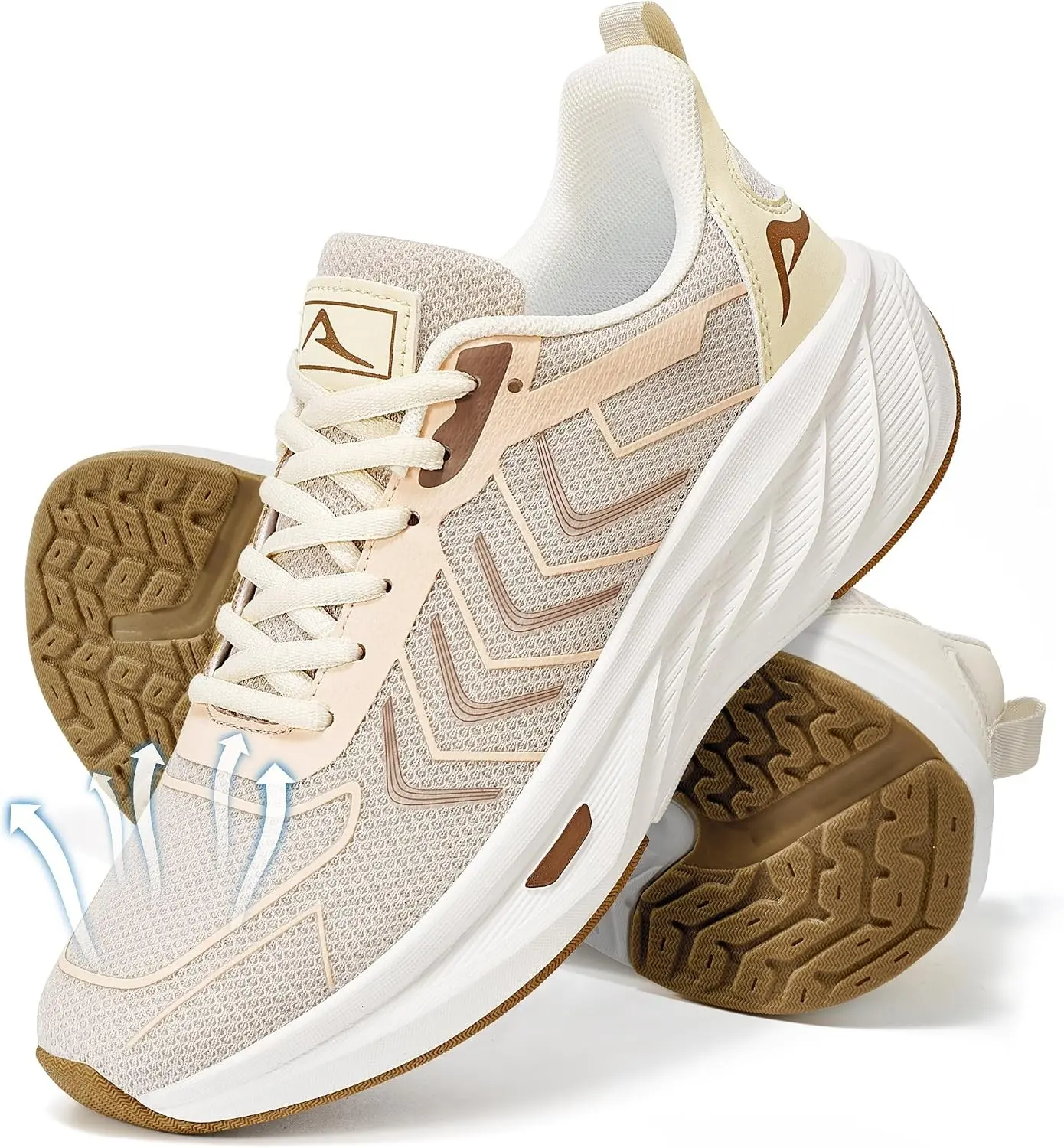 Womens Sneakers Tennis Shoes: Comfortable Breathable Non Slip Casual Athletic Walking Shoes for Gym Workout