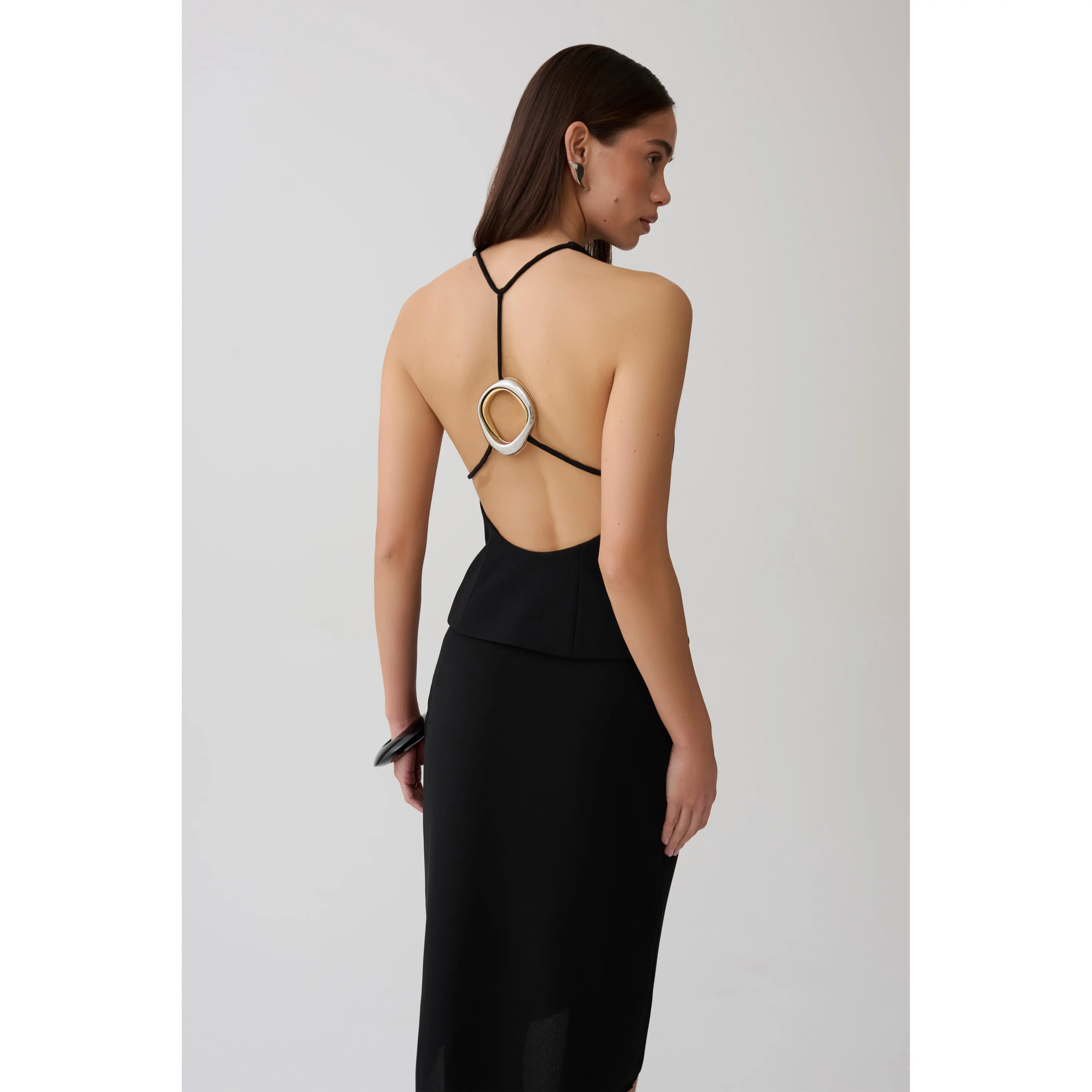 Bernadette Hardware Sleeveless Top - Black