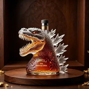 Gorilla-shaped whisky bottle-12 fl oz Glass Ornaments — No Liquids-Stylish & Playful Decor-glass decorative item, empty bottle, bar decoration, whisky lover, gift for father Utensiloz