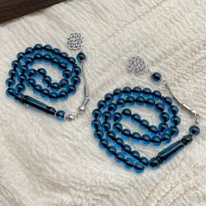 This Is a Suitable Bracelet for Couples to Wear, Featuring 33 or 45 Hand-held Prayer Beads for Casual Decoration When Going Out. It Includes Muslim Round Beads in Solid Colors, Exquisite Prayer Beads and Prayer Beads