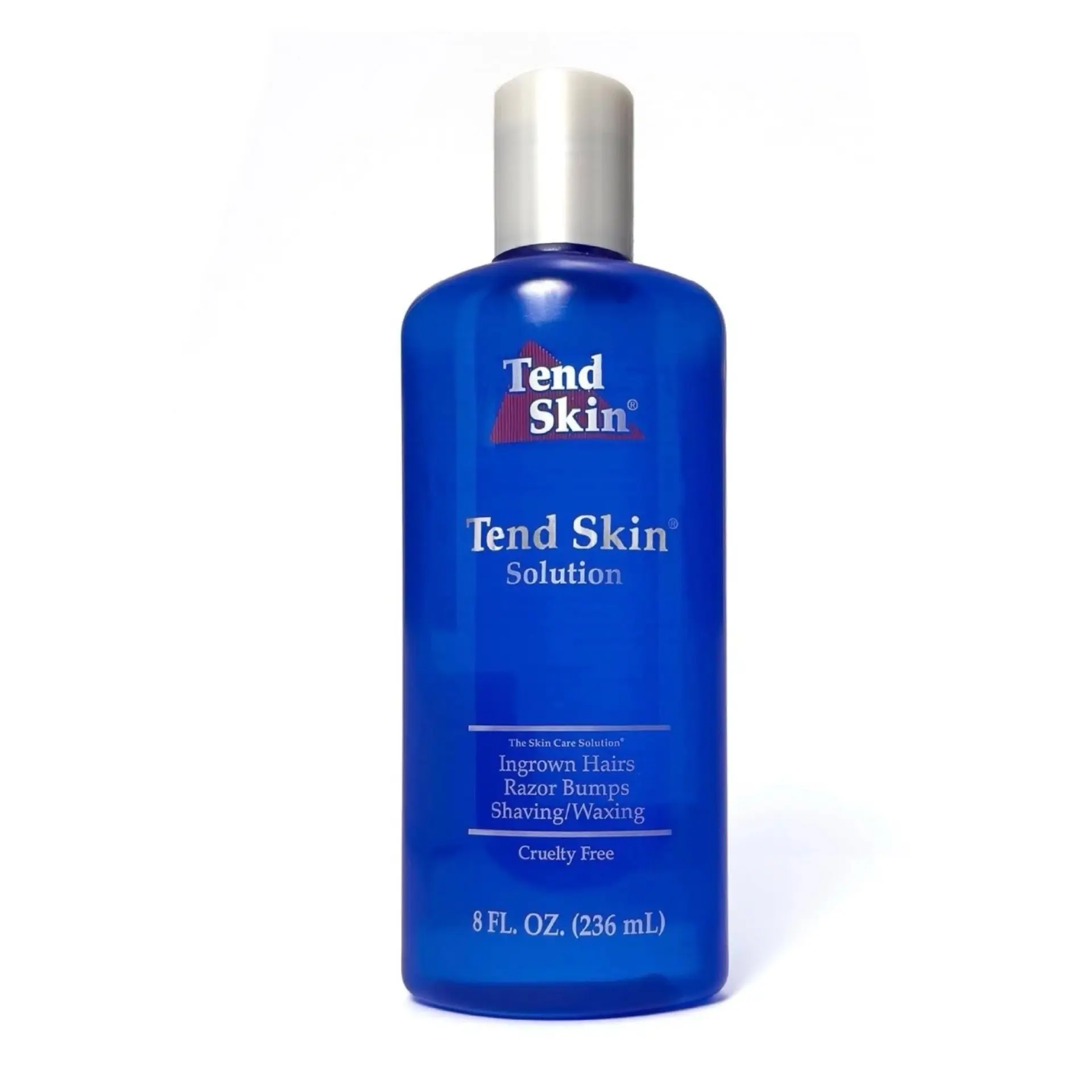 Tend Skin Solution - 8 Oz Men's Liquid Aftershave Cleanser, Body Care for Post-Razor Burn, Hair Removal Anti-Ingrown Bumps, Dark Spot Treatment, Moisturizing Sensitive Skin Care with Water-Based Action (Morning Routine Kit)