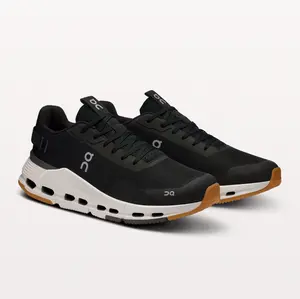 On Men's Cloudnova Form 2 Walking Shoe, Black & Ivory - Full Size