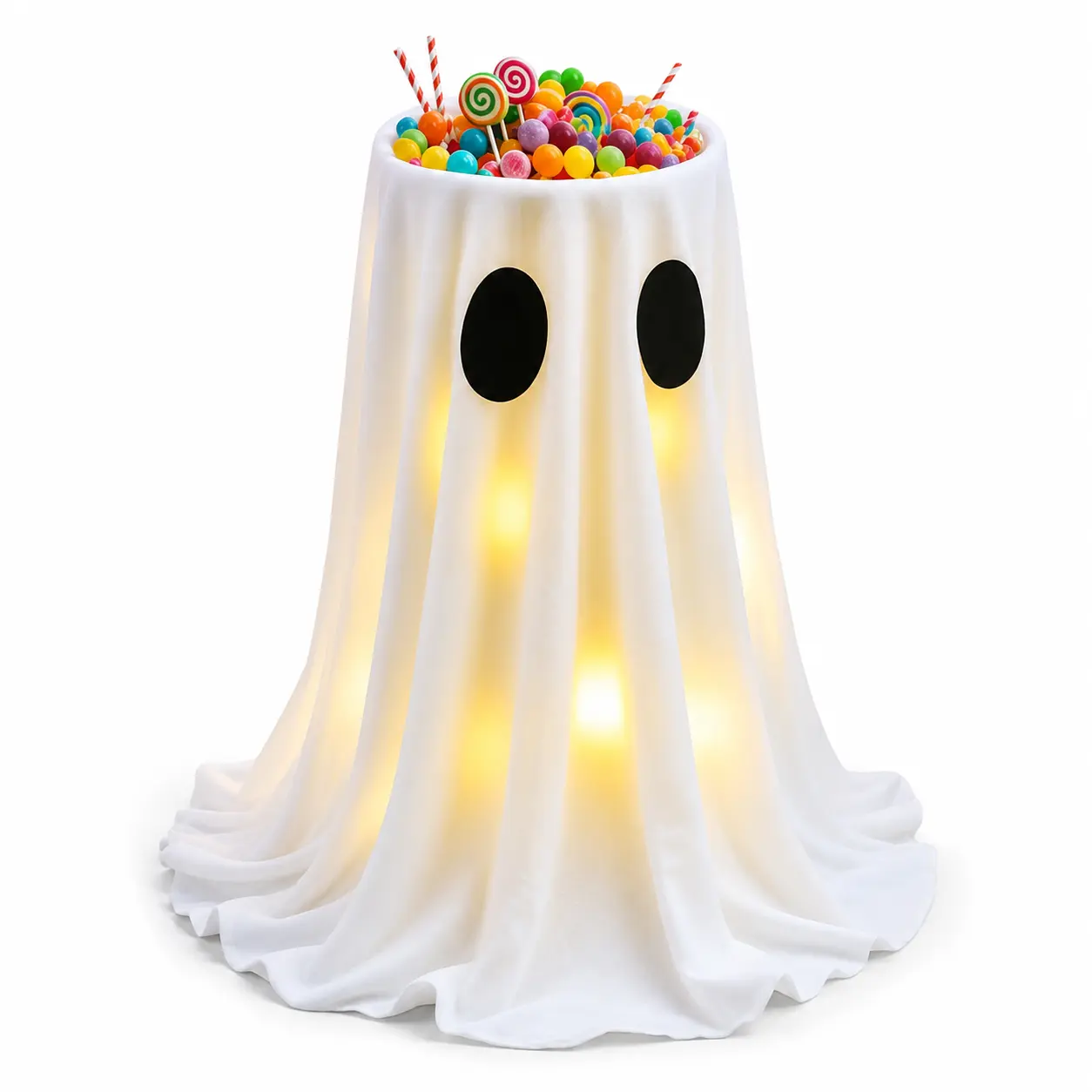 Halloween Candy Bowl Stand, Ghost Figurine, Outdoor Entryway Decoration, Party Decor, Event Setting