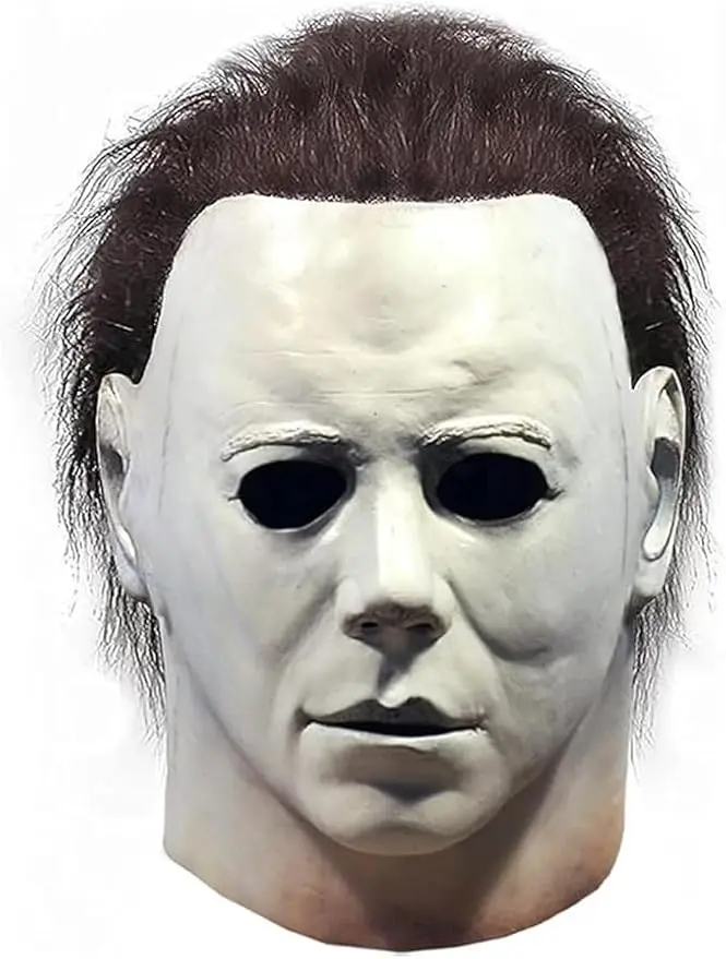 WPOZD Michael Myer Mask Adult，Michael Myer Mask (White Face Mask)
