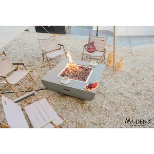Westport 34” Concrete Fire Table