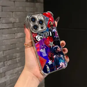 C-Chris B-Brown, American rapper, phone case, compatible with iPhone 17, 16, 15, 14, and 13.
